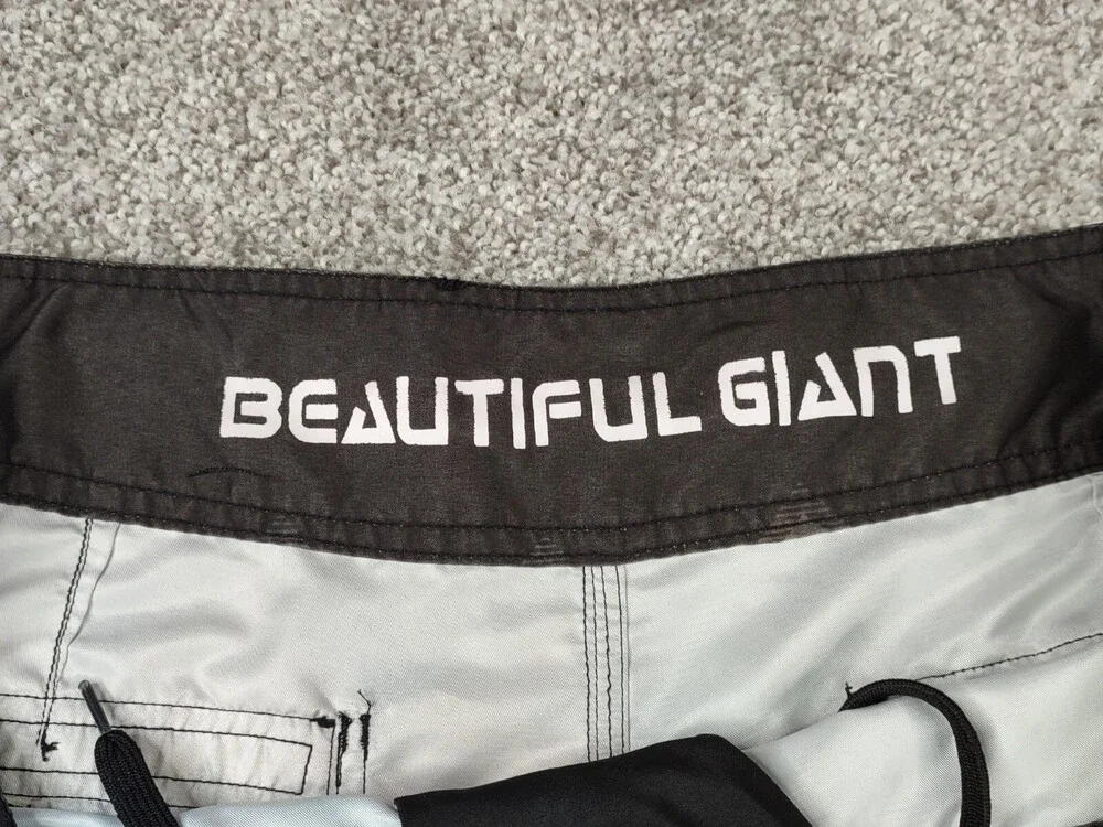 Beautiful Giant Boardshorts Men 38 Galaxy Diamond Tie Dye Hybrid Swim Trunks